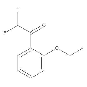 1-(2-Ethoxyphenyl)-2,2-difluoroethan-1-one结构式