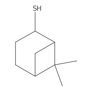 6,6-Dimethylbicyclo[3.1.1]heptane-2-thiol结构式