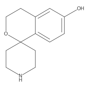 3,4-Dihydrospiro[2-benzopyran-1,4'-piperidin]-6-ol Structure