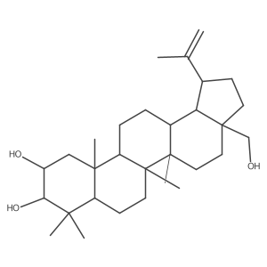 (1R,3aS,5aR,5bR,7aR,9R,10R,11aR,11bR,13aR,13bR)-3a-(hydroxymethyl)-5a,5b,8,8,11a-pentamethyl-1-prop-1-en-2-yl-1,2,3,4,5,6,7,7a,9,10,11,11b,12,13,13a,13b-hexadecahydrocyclopenta[a]chrysene-9,10-diol Structure