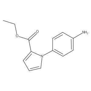 Ethyl 1-(4-aminophenyl)-1H-pyrrole-2-carboxylate Structure