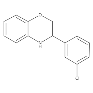 3-(3-Chlorophenyl)-3,4-dihydro-2H-benzo[b][1,4]oxazine结构式