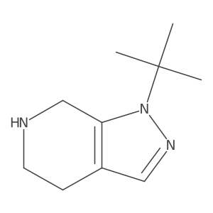 1-tert-butyl-1H,4H,5H,6H,7H-pyrazolo[3,4-c]pyridine Structure