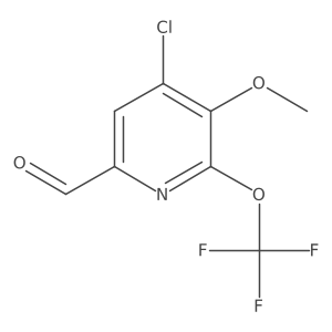 4-Chloro-5-methoxy-6-(trifluoromethoxy)picolinaldehyde结构式