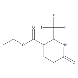 Ethyl 6-oxo-2-(trifluoromethyl)piperidine-3-carboxylate结构式