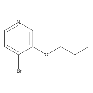 4-Bromo-3-propoxypyridine结构式