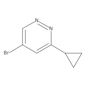5-Bromo-3-cyclopropylpyridazine Structure