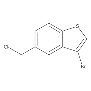 3-Bromo-5-(chloromethyl)benzo[b]thiophene Structure
