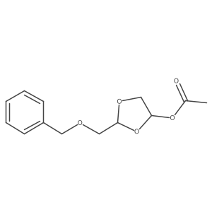 (2S)-2-[(benzyloxy)methyl]-1,3-dioxolan-4-yl acetate Structure