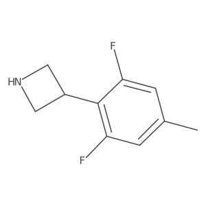 3-(2,6-Difluoro-4-methylphenyl)azetidine结构式