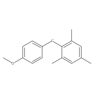 (4-Methoxyphenyl)(2,4,6-trimethylphenyl)iodonium结构式