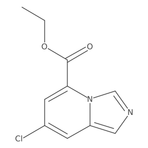 Ethyl 7-chloroimidazo[1,5-a]pyridine-5-carboxylate结构式