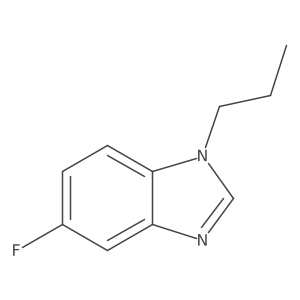 5-fluoro-1-propyl-1H-1,3-benzodiazole结构式