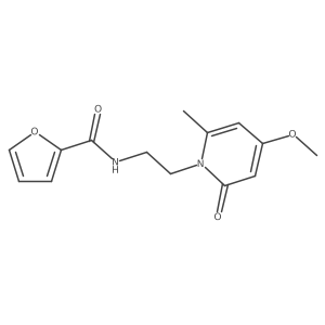 N-(2-(4-methoxy-6-methyl-2-oxopyridin-1(2H)-yl)ethyl)furan-2-carboxamide Structure