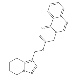 2-(4-oxoquinazolin-3(4H)-yl)-N-((4,5,6,7-tetrahydropyrazolo[1,5-a]pyridin-3-yl)methyl)acetamide Structure