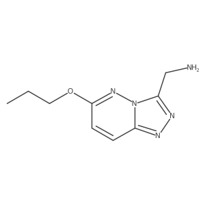 (6-Propoxy-[1,2,4]triazolo[4,3-b]pyridazin-3-yl)methanamine Structure