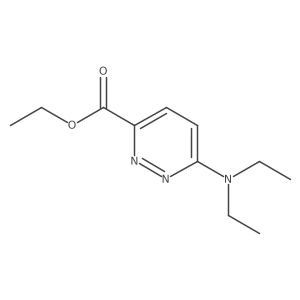 Ethyl 6-(diethylamino)pyridazine-3-carboxylate结构式