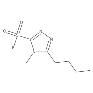 5-butyl-4-methyl-4H-1,2,4-triazole-3-sulfonyl fluoride Structure