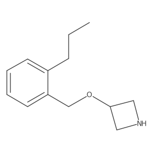 3-[(2-Propylphenyl)methoxy]azetidine结构式