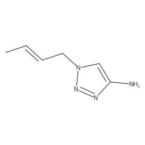 1-(but-2-en-1-yl)-1H-1,2,3-triazol-4-amine结构式