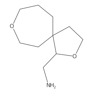 {2,8-Dioxaspiro[4.6]undecan-1-yl}methanamine结构式