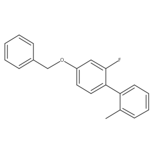 4-(Benzyloxy)-2-fluoro-1-(2-methylphenyl)benzene结构式
