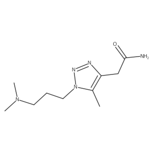 2-{1-[3-(dimethylamino)propyl]-5-methyl-1H-1,2,3-triazol-4-yl}acetamide Structure