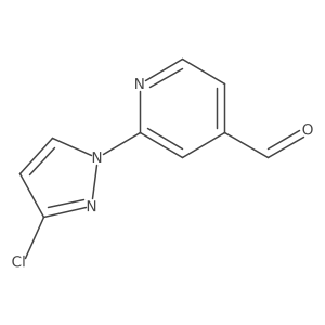 2-(3-chloro-1H-pyrazol-1-yl)pyridine-4-carbaldehyde Structure
