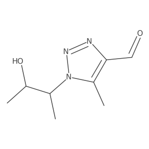 1-(3-hydroxybutan-2-yl)-5-methyl-1H-1,2,3-triazole-4-carbaldehyde Structure