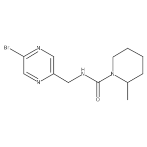 N-[(5-bromopyrazin-2-yl)methyl]-2-methylpiperidine-1-carboxamide Structure