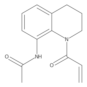 N-(1-Prop-2-enoyl-3,4-dihydro-2H-quinolin-8-yl)acetamide Structure