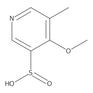 4-Methoxy-5-methylpyridine-3-sulfinic acid结构式