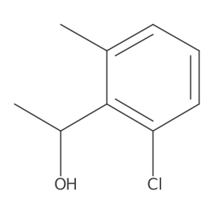 (1S)-1-(2-chloro-6-methylphenyl)ethan-1-ol结构式
