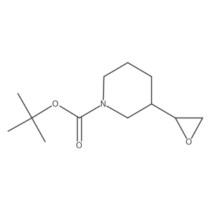 tert-butyl 3-[(2R)-oxiran-2-yl]piperidine-1-carboxylate结构式
