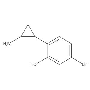 2-(2-Aminocyclopropyl)-5-bromophenol Structure