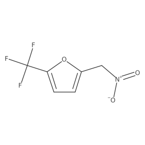 2-(Nitromethyl)-5-(trifluoromethyl)furan Structure