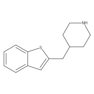 4-[(1-Benzothiophen-2-yl)methyl]piperidine Structure