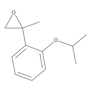 2-Methyl-2-[2-(propan-2-yloxy)phenyl]oxirane Structure