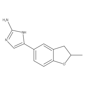 5-(2-methyl-2,3-dihydro-1-benzofuran-5-yl)-1H-imidazol-2-amine Structure