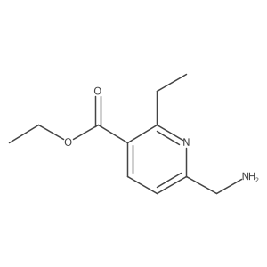 Ethyl 6-(aminomethyl)-2-ethylpyridine-3-carboxylate Structure