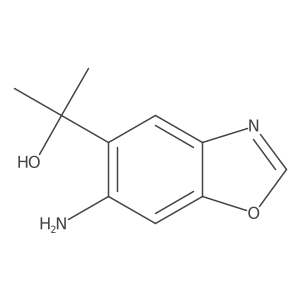 2-(6-Aminobenzo[d]oxazol-5-yl)propan-2-ol结构式