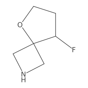 8-Fluoro-5-oxa-2-azaspiro[3.4]octane结构式