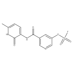 5-[(2-Hydroxy-6-methylpyridin-3-yl)carbamoyl]pyridin-3-yl sulfurofluoridate Structure