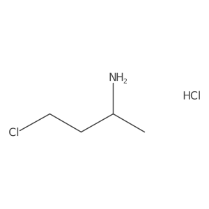 (2S)-4-chlorobutan-2-amine hydrochloride结构式