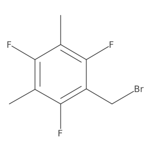 3,5-Dimethyl-2,4,6-trifluorobenzyl bromide结构式