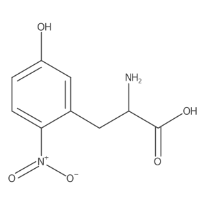 2-Amino-3-(5-hydroxy-2-nitrophenyl)propanoic acid Structure