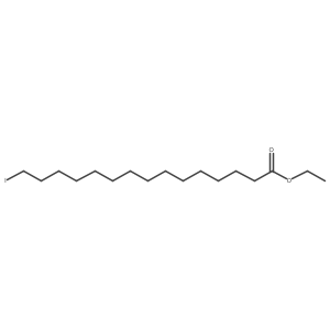 Ethyl 15-iodopentadecanoate结构式