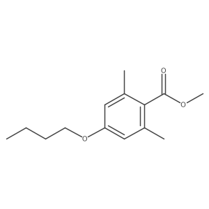 Methyl 4-butoxy-2,6-dimethylbenzoate Structure