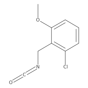 1-Chloro-2-(isocyanatomethyl)-3-methoxybenzene结构式