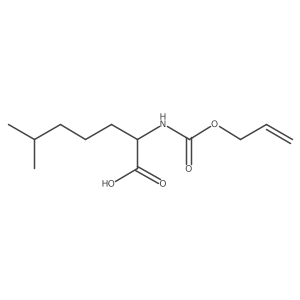 6-Methyl-2-{[(prop-2-en-1-yloxy)carbonyl]amino}heptanoic acid Structure